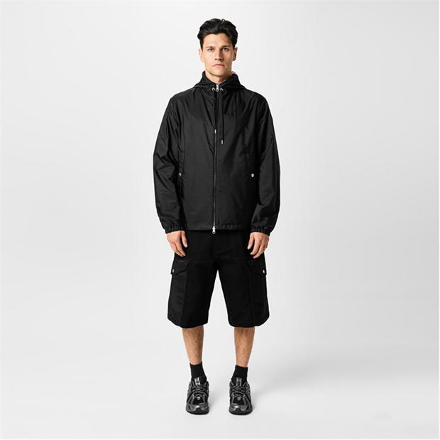 moncler logo hooded jacket