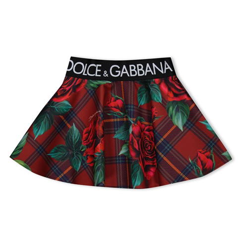 DOLCE AND GABBANA - DG Tartan Skirt Jn34
