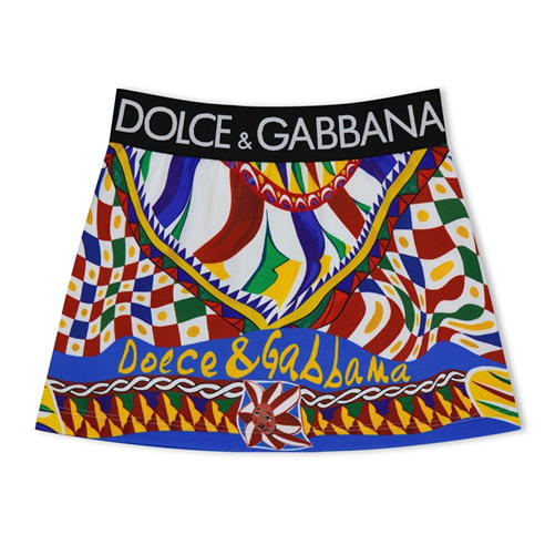 DOLCE AND GABBANA - DG Printed Skirt Jn34