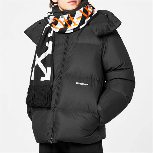 OFF WHITE - Bouncer Hooded Puffer Jacket