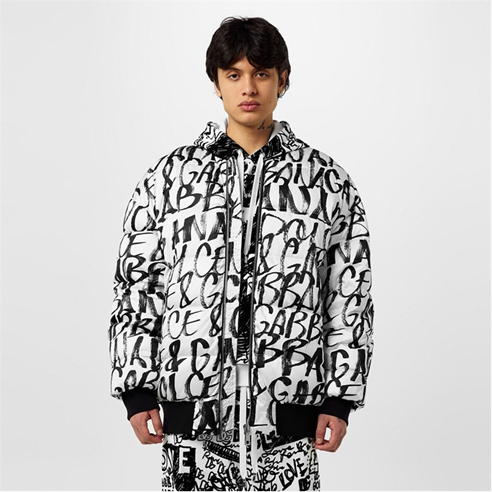 DOLCE AND GABBANA - Logo Bomber Jacket