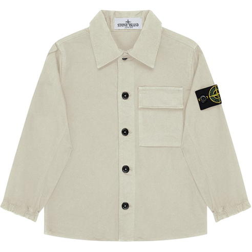 STONE ISLAND - Boys Button Overshirt