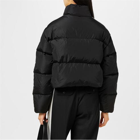PALM ANGELS - Cropped Track Padded Jacket