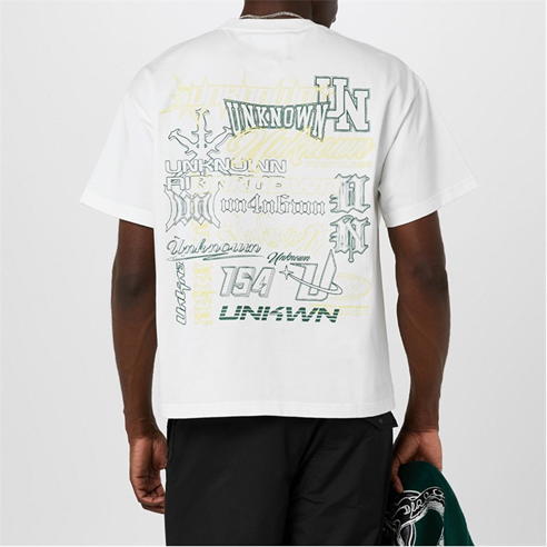UNKNOWN LONDON - Multi Logo T-Shirt