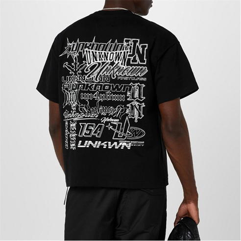 UNKNOWN LONDON - Multi Logo T-Shirt