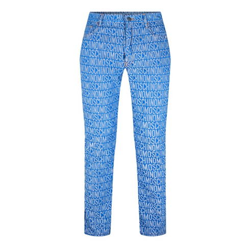 MOSCHINO - Jacquard Print Jeans