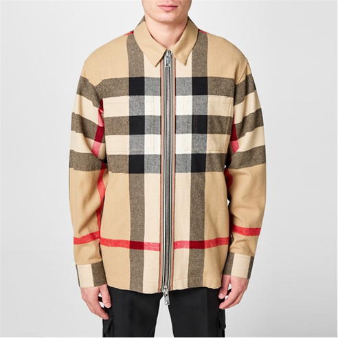 BURBERRY - Hague Check Overshirt