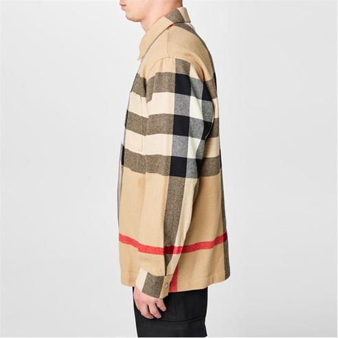 BURBERRY - Hague Check Overshirt
