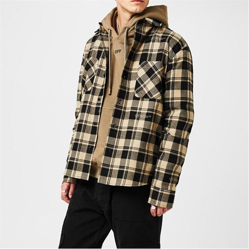 OFF WHITE - Off Check Flannel Sn34