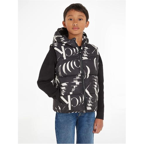Calvin Klein Jeans - MONOGRAM AOP VEST PUFFER