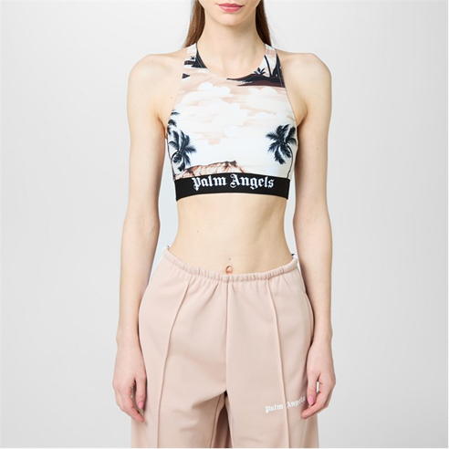 PALM ANGELS - Hawaii Crop Top