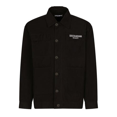 DOLCE AND GABBANA - Dg Vib3 Embroidered Long Faille Jacket