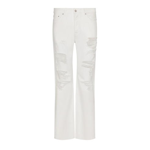 DOLCE AND GABBANA - Dg Vib3 Distressed Jeans