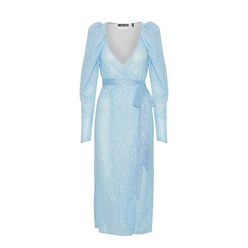 ROTATE - Sequin Embellished Midi Dress