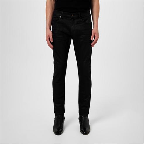 SAINT LAURENT - Coated Skinny Jeans