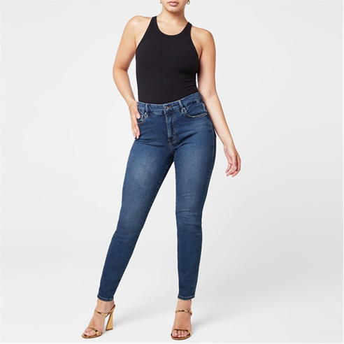 GOOD AMERICAN - Good Leg Deep V Back Jeans