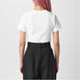 White - COMME DES GARCONS PLAY - Double Heart T Shirt