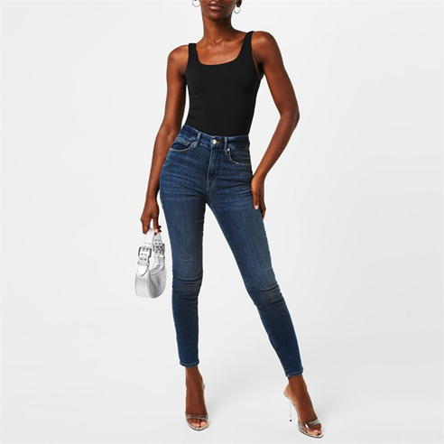 GOOD AMERICAN - Good Legs Released Hem Jeans