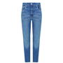 Blue331 - GOOD AMERICAN - Good Waist Crop Raw Hem Jean