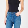 Blue331 - GOOD AMERICAN - Good Waist Crop Raw Hem Jean