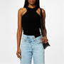 Black - AGOLDE - Bea Cutaway Tank Top