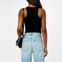 Black - AGOLDE - Bea Cutaway Tank Top
