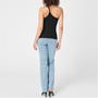 Black 1001 - OFF WHITE - Asymmetrical Tank Top
