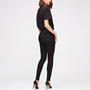 Rinsed Black - 7 For All Mankind - Slim Illusion Skinny Jeans