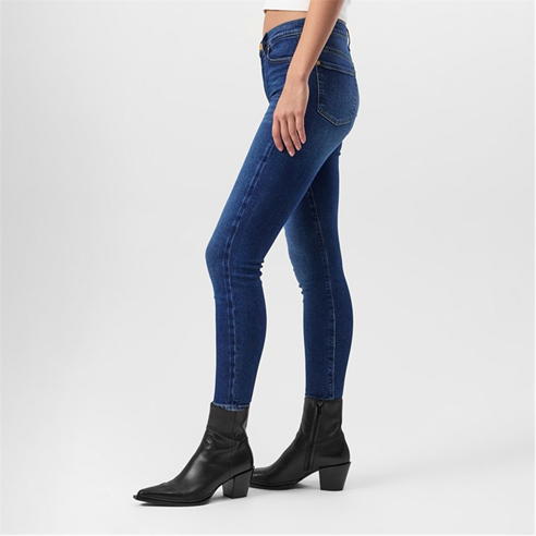 7 For All Mankind - High Waist Skinny Crop Jeans