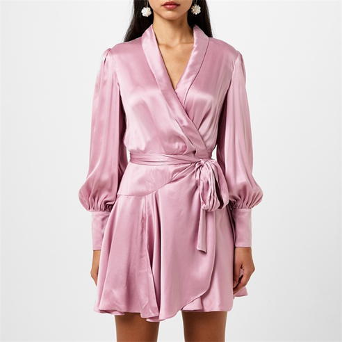 ZIMMERMANN - Silk Wrap Mini Dress