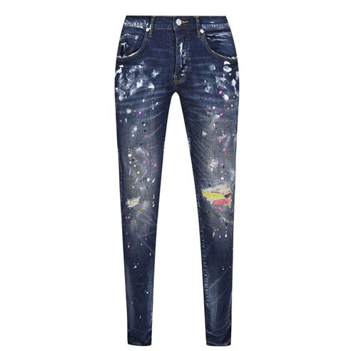 PURPLE BRAND - Mid Rise Slim Leg Jeans