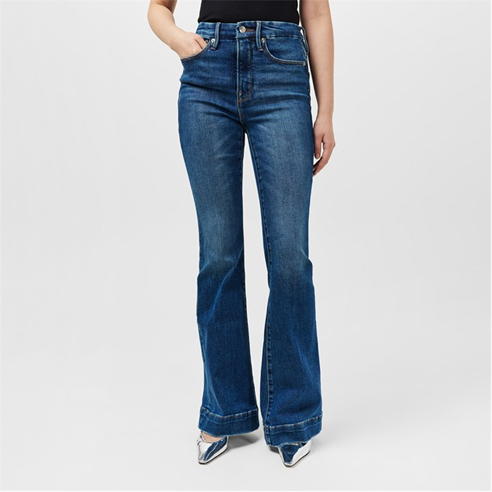 GOOD AMERICAN - Good Leg Flare Deep V Back Jean