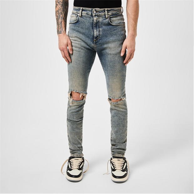 represent destroyer denim black