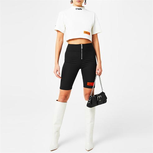 HERON PRESTON - Ctnmb Turtleneck Crop Top
