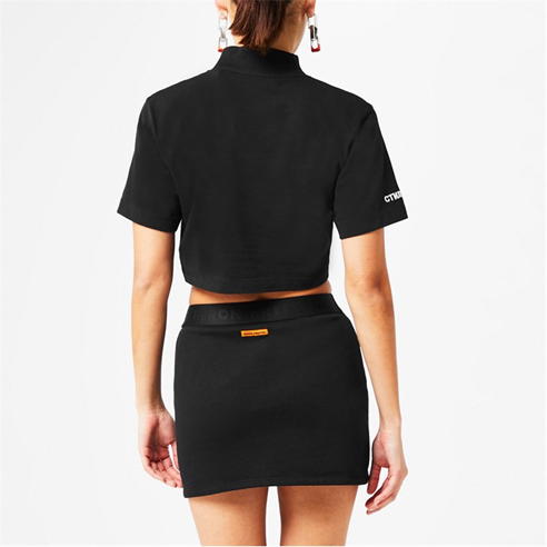 HERON PRESTON - Ctnmb Turtleneck Crop Top