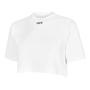 White 0110 - OFF WHITE - Logo Crop T Shirt