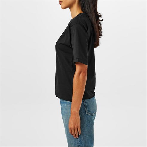 SAINT LAURENT - Crew Neck Logo T Shirt