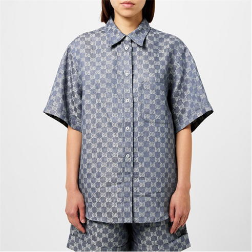 GUCCI - Gg Supreme Denim Shirt