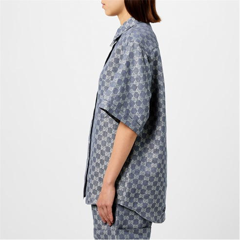 GUCCI - Gg Supreme Denim Shirt