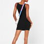 Black 1001 - OFF WHITE - Basic Rib Dress
