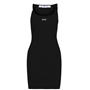 Black 1001 - OFF WHITE - Basic Rib Dress