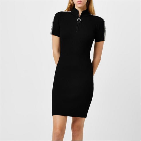 MICHAEL Michael Kors - Short Sleeve Tape Mini Dress