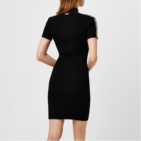 MICHAEL Michael Kors - Short Sleeve Tape Mini Dress