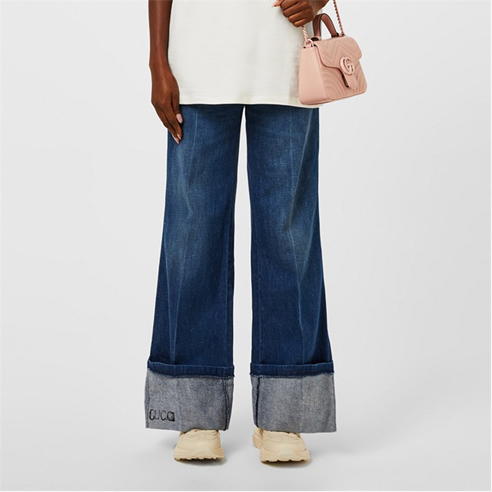 GUCCI - Gucci Logo Cuff Jean Ld34