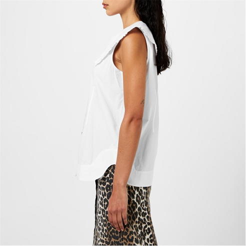 GANNI - Cotton Poplin Blouse