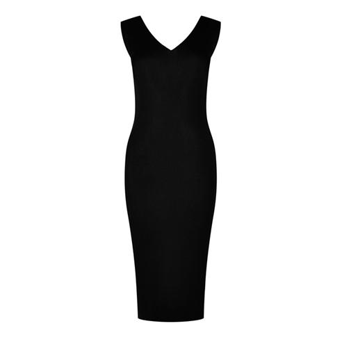 MONCLER - Knitted Midi Dress