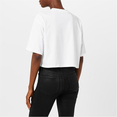 BALMAIN - Cropped Logo T Shirt