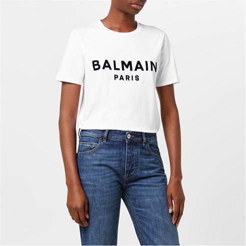 BALMAIN - Paris Print T Shirt