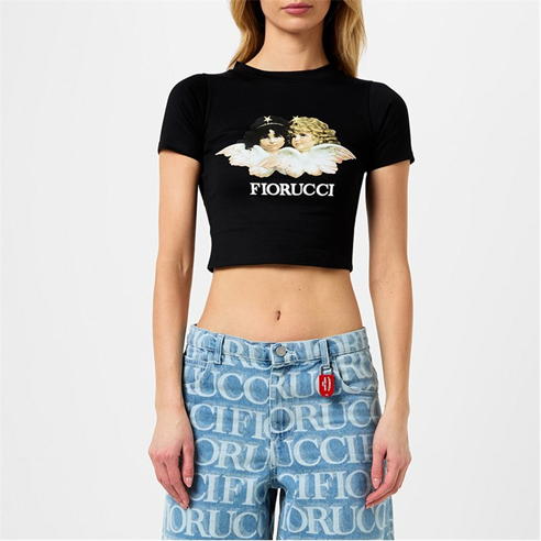 Fiorucci - Fiorucci Crop Angel T Shirt