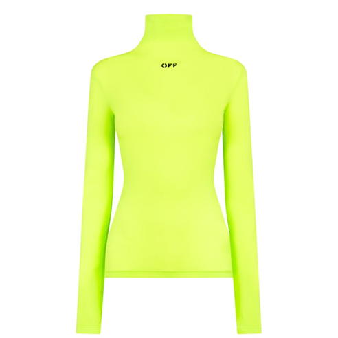 OFF WHITE - Stamp Second Skin Turtleneck